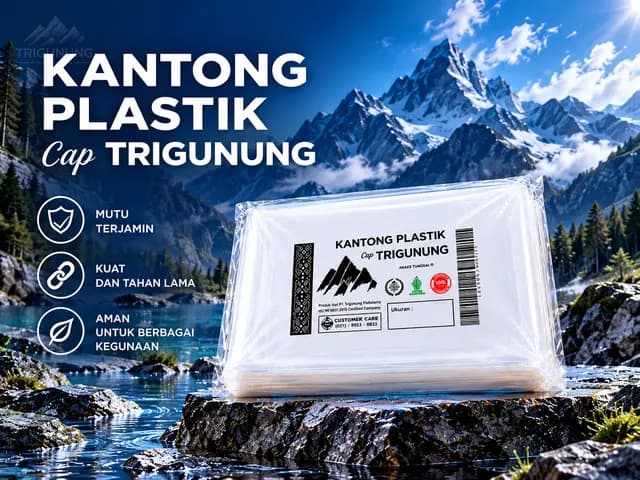 Foto Kantong Plastik HD Trigunung